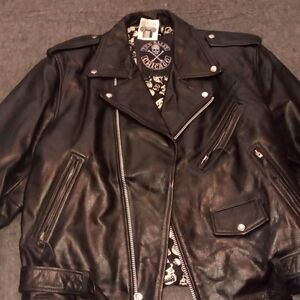 New Black motorcycle jacket